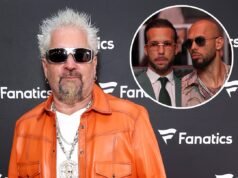 Guy Fieri nega amizade entre Andrew Tate e Tristan Tate após luta no UFC