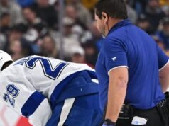 A NHL examinará a porta da grande área de Buffalo após a lesão de Holmberg