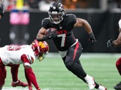 Falcons escolhem opção de quinto ano no RB Bijan Robinson