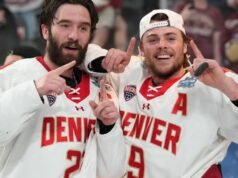Denver Pioneers conquista o terceiro título de hóquei masculino da NCAA em 5 anos