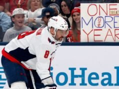 No meio de “Mais um ano!” cantos, Ovechkin lidera Capitals para vencer
