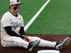 Woita e Ward combinam três home run na derrota de Mizzou por 9-6 para Oklahoma