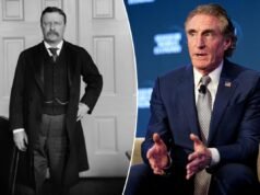 A trombeta oficial pede a introdução do próprio Teddy Roosevelt no Hall da Fama