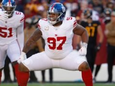 Fontes: Giants trocam DT Lawrence para Bengals pela 10ª posição