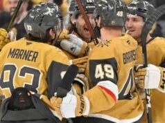 Vegas Golden Knights volta no terceiro período e vence o jogo 1