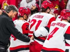 Furacões D Alexander Nikishin diagnosticado com concussão