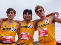 Mizzou governa o tribunal no dia do encontro duplo