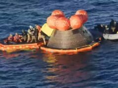 Astronautas Artemis II retornam à Terra