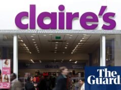 Claire’s fechará as lojas restantes no Reino Unido na terça-feira devido à perda de mais de 1.000 empregos | setor de varejo