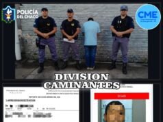 Eles prenderam um homem procurado no centro da cidade