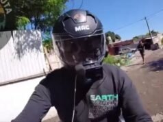 Um ladrão persegue o influenciador enquanto ele tenta um assalto na Villa Marquez