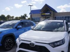 Os preços dos automóveis usados atingiram o nível mais alto desde o verão de 2023