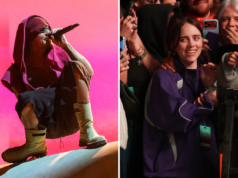 Justin Bieber faz serenata para Billie Eilish após invadir seu show no Coachella