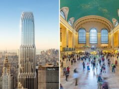 Um arranha-céu ‘transformador’ voa próximo à maior estação ferroviária do mundo