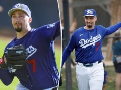 Blake Snell, dos Dodgers, dá passo fundamental na recuperação do ombro