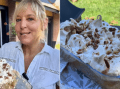 Mostre a receita simples e leve de Jimena Monteverde, El Intransigente, para expor na cozinha