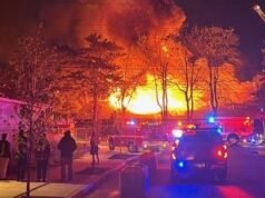 ‘Devastação’: incêndio com três alarmes ocorre no NE Portland Youth Recovery Center em construção