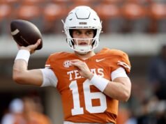 Arch Manning chega ao top 5 do Draft da NFL de 2027 muito cedo