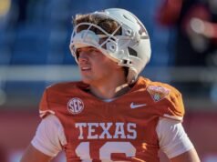 Arch Manning empata previsão do Draft da NFL antes da temporada de 2026