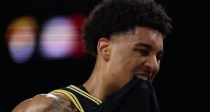 Dusty May, de Michigan, compartilha atualização sobre lesões de Yaxel Lendeborg para o jogo UConn