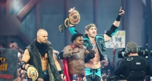 O movimento de cair o queixo de IShowSpeed sobre Logan Paul se torna viral na WrestleMania 42