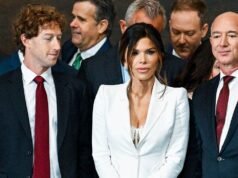 Lauren Sanchez Bezos diz que está “orgulhosa” de sua roupa de inauguração
