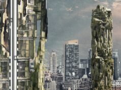 Arranha-céu construído com ‘fachada ecológica’ viva vence competição visionária