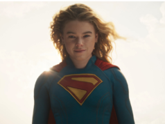 Milly Alcock e Jason Momoa conversam com Lobo e Aquaman no CinemaCon