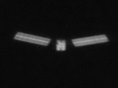 Satélites monitoram o SpaceX Starlink antes de analisar as fotos daquele dia, 1º de abril de 2026