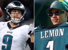 Nick Foles deu ao novato dos Eagles, Makai Lemon, sua bênção para usar o número 9