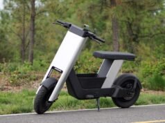 A Máquina Infinita de Olto é parte motocicleta, parte bicicleta, parte Cybertruck