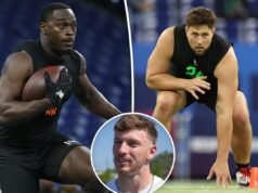 A primeira rodada do draft da NFL de 2026 inclui running back e safety