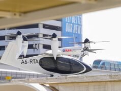 Há uma estação de táxi voador em Dubai, os primeiros voos estão previstos para o final de 2026