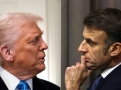 Macron diz que Trump, Putin e Xi estão “fortemente contra os europeus”