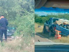 Acidente violento na Rota 92: um carro bate em um caminhão e seu motorista é hospitalizado