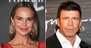 A estrela de ‘Marshals’, Arielle Kebbel, diz que nunca conheceu Taylor Sheridan: ‘The Man’s Busy’ (exclusivo)