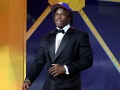 Os Giants são a escolha número 1 no Draft de 2026 da NFL. Miami selecionou o tackle Francis Maugoa aos 10