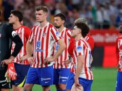 Depois de perder a final da Copa del Rey, Argentina visita o Atlético de Madrid em Elche