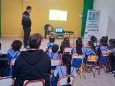 São Jardim Municipal nº. 6 Ministrou workshop de prevenção de dependências no “Louis Pesci”.