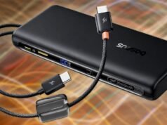 O Power Bank Baseus 20.000mAh 100W com dois cabos USB-C custa apenas US$ 39,99