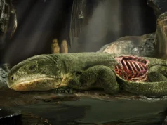 Múmia reptiliana de 289 milhões de anos revela origens da respiração em terra