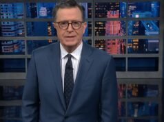 Stephen Colbert mira no discurso de Donald Trump sobre a guerra no Irã