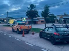 Um carro roubado foi sequestrado na Rota 9 em Buenos Aires