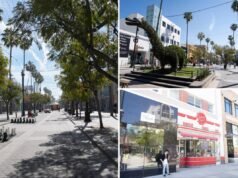 O quadro de ocupação da Third Street Promenade rastreia todos os patches da loja