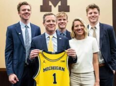 Conheça a família de Dusty May! Tudo sobre a esposa e os filhos do treinador do Michigan