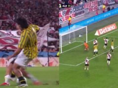 Polêmica no Monumental: gol de Rivers contra o Aldosivi sob revisão por possível falta anterior