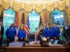 Trump convida astronautas do pouso na Lua Artemis 2 para o Salão Oval. foi isso que aconteceu