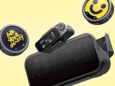 Insta360 instala uma tela no próximo microfone sem fio para exibir um logotipo ou imagem