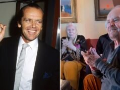 Jack Nicholson aparece em uma foto rara por ocasião de seu 89º aniversário