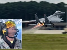 Pilotos de F-15E enfrentam realidade ‘violenta’ ao serem ejetados do avião: especialista